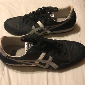 Navy and Black Men’s Tiger Sneakers